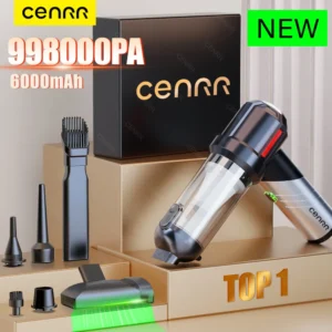 CENRR 998000PA Powerful Mini Vacuum Cleaner Cordless Portable Car Vacuum Cleaner for Home Appliance Handheld Blower Car Cleaner 1